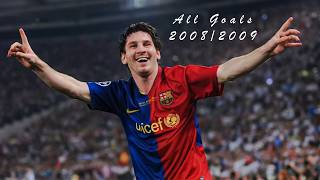 Lionel Messi - All Goals 2008/2009