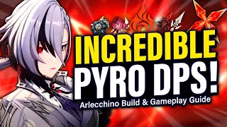 Thumbnail for ARLECCHINO GUIDE: How to Play, Best Artifact & Weapon Builds, Team Comps | Genshin Impact 4.6