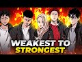 WEAKEST TO STRONGEST CHARACTERS IN WINDBREAKER