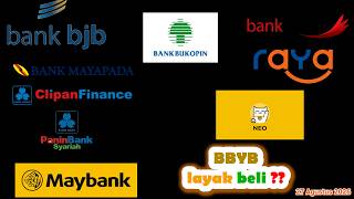Analisa Teknikal BJTM BJBR AGRO BBYB BBKP  PNLF PNBN PNIN CFIN INPC MAYA BNII