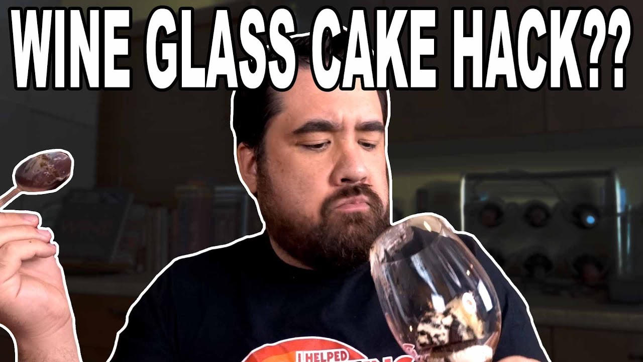 TikTok Wine Glass Cake Hack YouTube