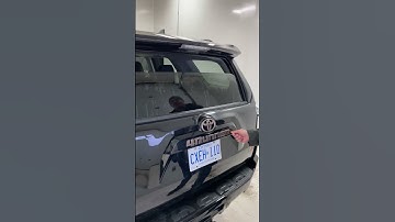 Toyota 4Runner : How to open rear glass!