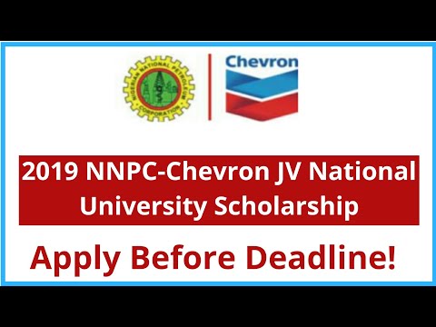 NNPC-Chevron Scholarship 2019 for Nigerian Students.