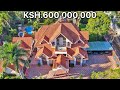 Inside a ksh 600000000 luxurious modern mega mansion with an infinity pool in runda housetour