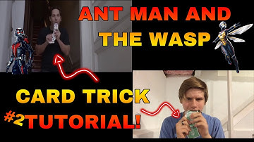 ANT MAN AND THE WASP CARD TRICK TUTORIAL!- (Part 2)