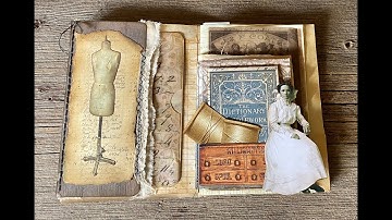 VINTAGE GRUNGE JRNL VOL. 2 Pt. 5:  Working on a Mercantile Themed Signature w/Coin Envelope Tutorial