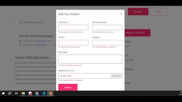 Demo video - Human resource management system in laravel