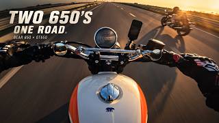 Download lagu Two 650s, One Road | Royal Enfield Bear650 & GT650 | No music