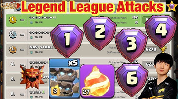 Legend League Attacks November Season Day25 FB METEOR GOLEM With Army Link