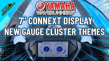 New 7" Connext Display Gauge Cluster Themes on 2025+ Yamaha FX HO & SVHO WaveRunners [4K]