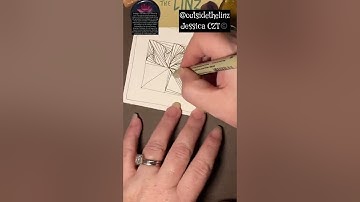 Tangle called Paradox, tangled in a frame with Jessica CZT© Outside the LinZ©