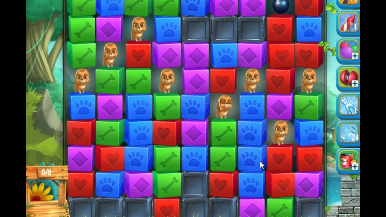Pet Rescue Saga, Pet Island, 8th March 2017, level 3 😈 ►TOBIAS DEAMON◄
