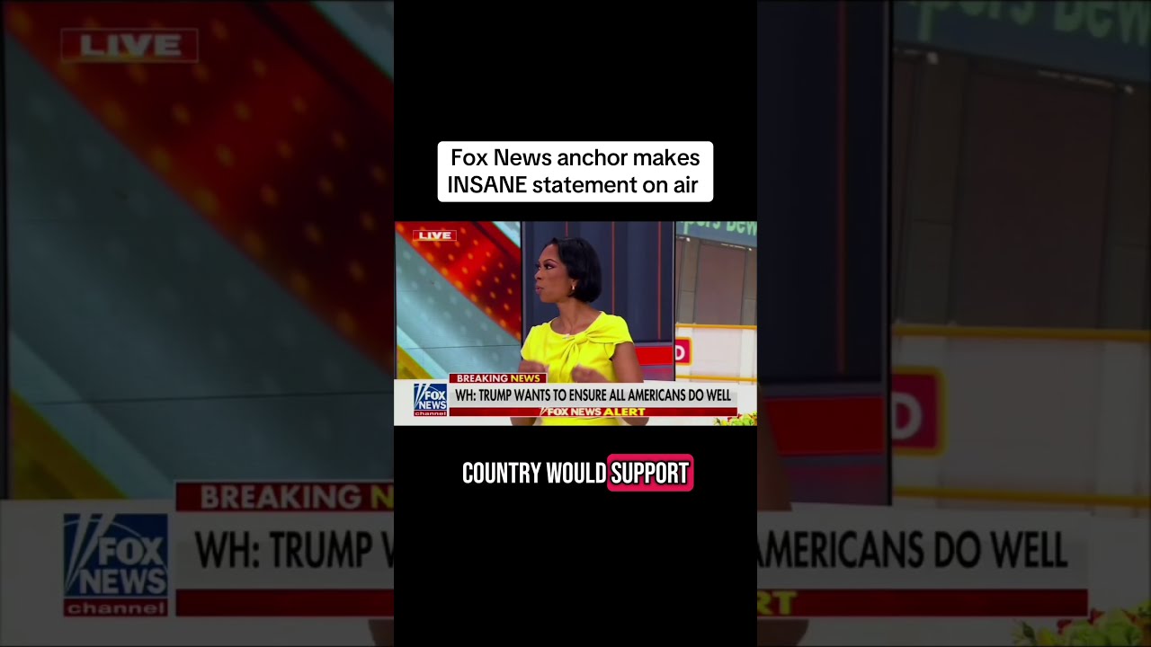 Fox News Anchor Makes INSANE Statement On Air