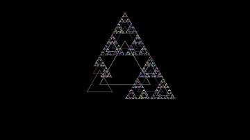 [openframeworks] Fractals - triangles -