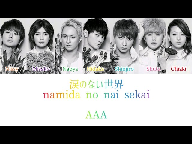 AAA - Namida No Naisekai