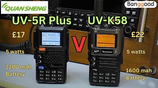 Quansheng UVK5 8 or Quansheg UV5R Plus  Which is BEST ?