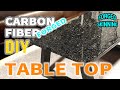 How to Make a Forged Carbon Fiber Table Top [DIY] (Forged Carbon Fiber Skinning)