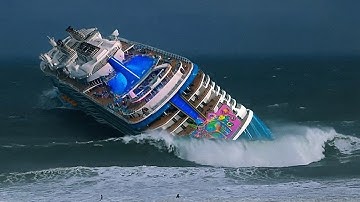 За СЕКУНДУ ДО... Самые Жуткие КРУШЕНИЯ Кораблей, Снятые на Камеру