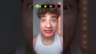 Spicy gummy bear eating #challenge #funny #mukbang #food