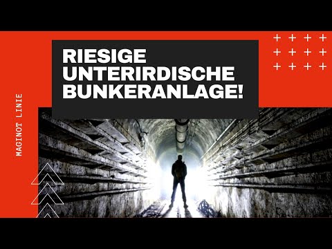 Riesige Bunkeranlage unterirdisch! Maginot Linie 2. Weltkrieg