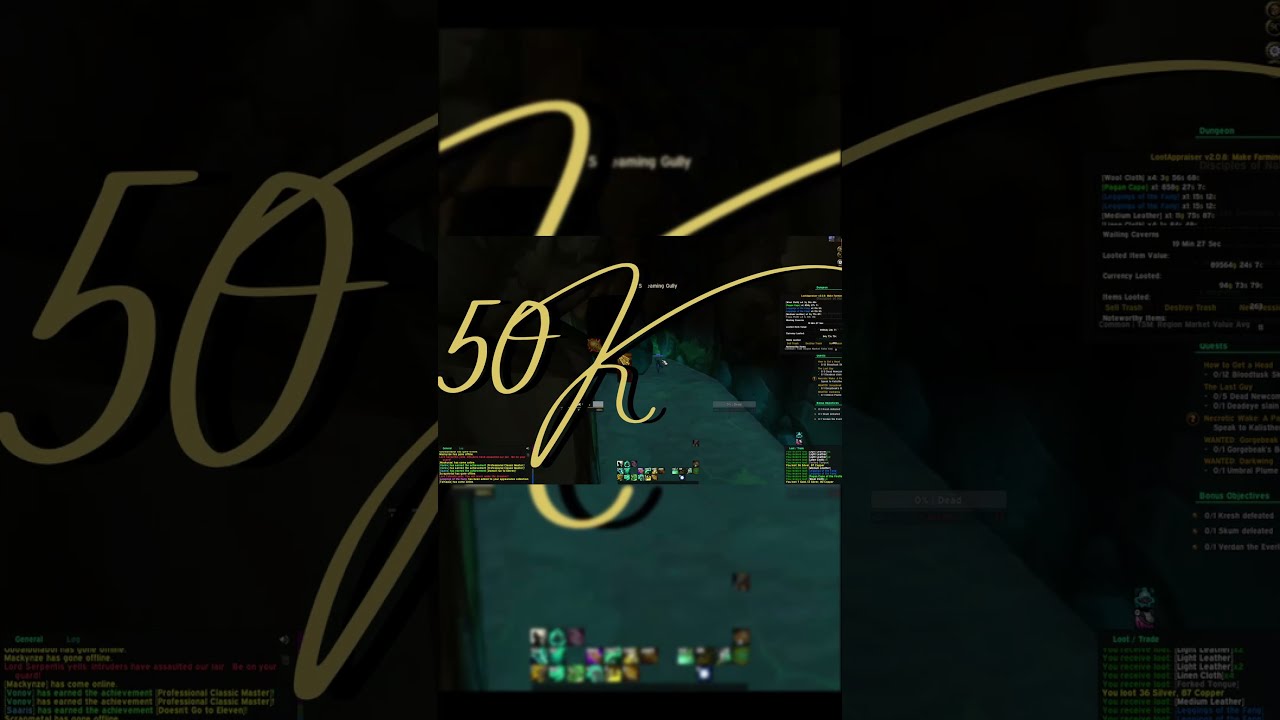 Quick And Easy Skinning Gold Farm | World Of Warcraft Guides