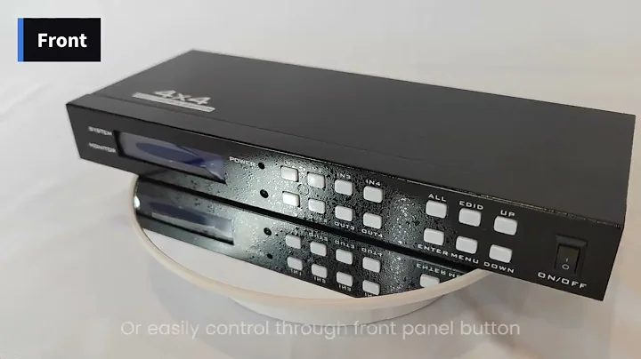 4K Video Distribution 4x4 HDMI Matrix Switcher | Yinker
