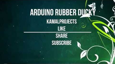 Hack Windows System with Arduino Rubber Ducky | Full Detail Tutorial | 2018 | Price $5 - $6
