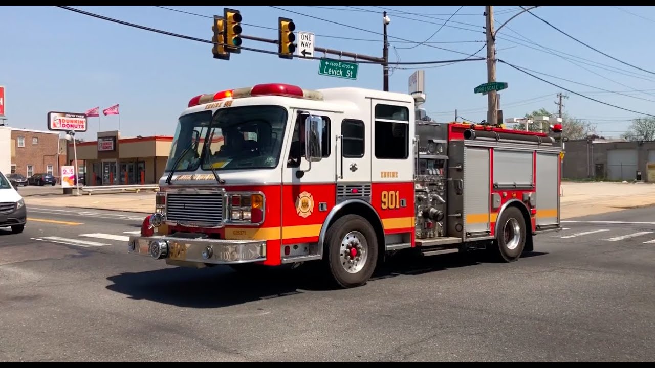 PFD Engine 901 Responding - YouTube