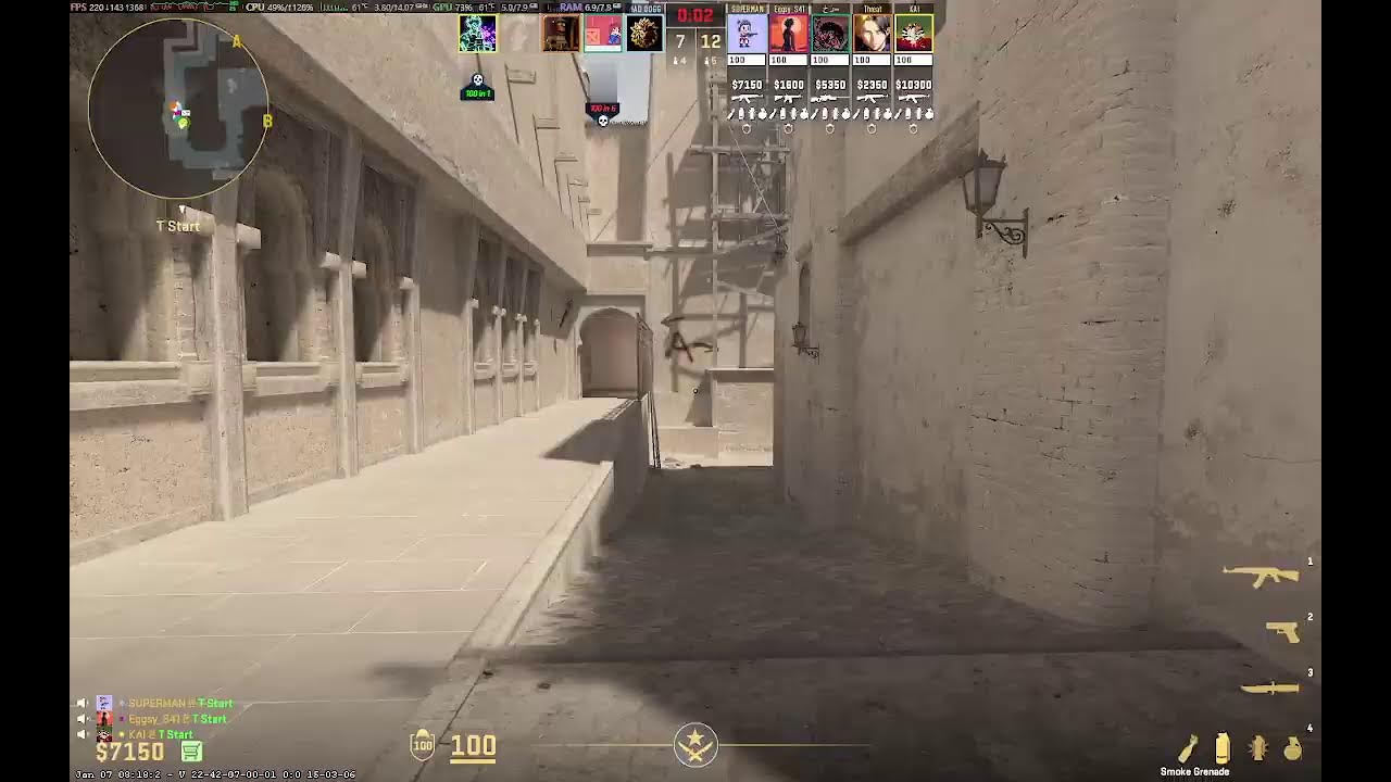 Counter Strike 2 Gameplay | Most KILLS 30 + |  CS2 game LIVE on Indian Server |