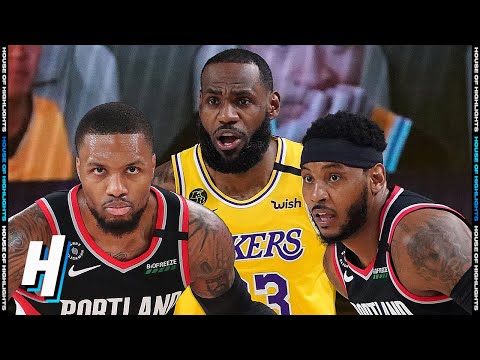 Portland Trail Blazers vs Los Angeles Lakers - Full Game 1 Highlights | August 18, 2020 NBA Playoffs