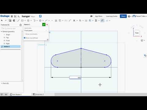 OnShape hanger 1