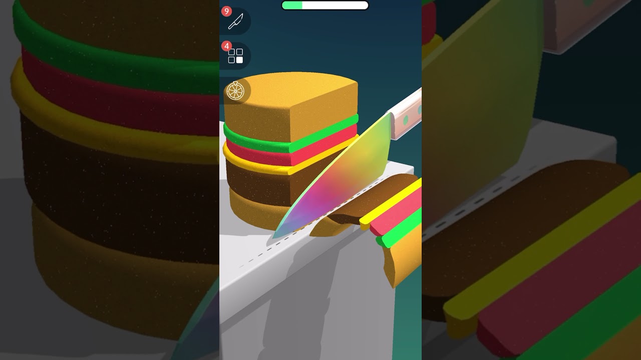 What's better?  Hamburger or colored sand.  ASMR video.  Soothing video.  ASMR Game Relax