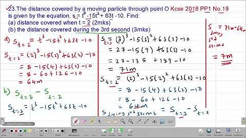 MATH: FORM4: DIFFERENTIATION: LESSON 16 (KCSE 2018 PP1 NO. 19)