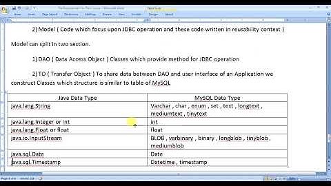 DTO Data Transfer Object of Java Project