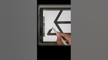 Optical Illusion: The Impossible Triangle Explained!#shorts #digitalart #procreate #easydrawing