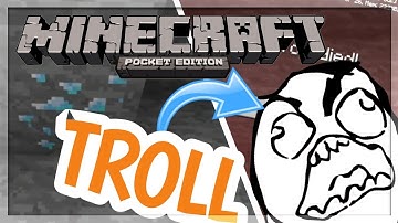 MCPE: 2 Ways to troll your friend| command block creation