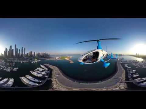 Skyhub Dubai, Gyrocopter – 360 video