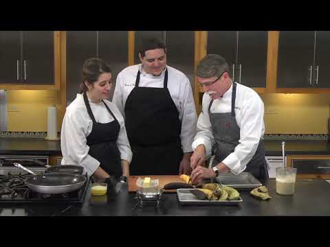 Pipian with shrimp (Instituto Culinario Coronado class), from the video