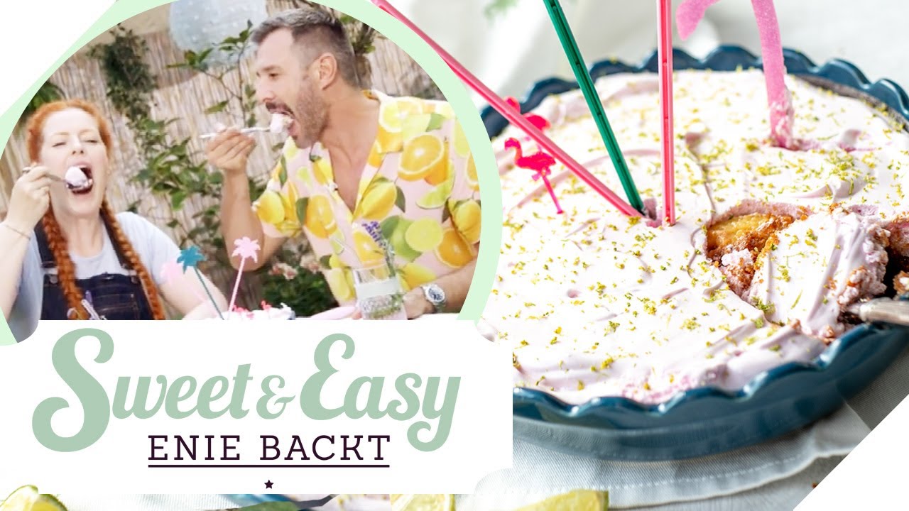 Key Lime Pie mit rosa Baiser-Haube von Jochen Schropp | Sweet & Easy - Enie backt | sixx