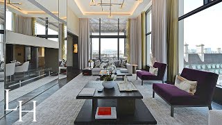 Touring a £17,000,000 London Penthouse in Belvedere Gardens, Southbank Place