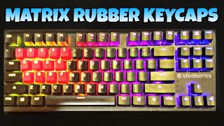 Matrix Rubber Keycaps Review! - Tai-Hao keycap KILLER
