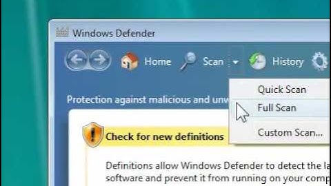 How to perform a custom scan in Windows Defender