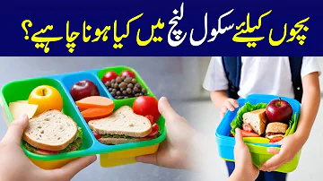 What should be in school lunch for children? | Maria Nadeem Khan | Health Matters