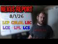The Nexus Report 8/1/26 (ALL SIX REGIONS)