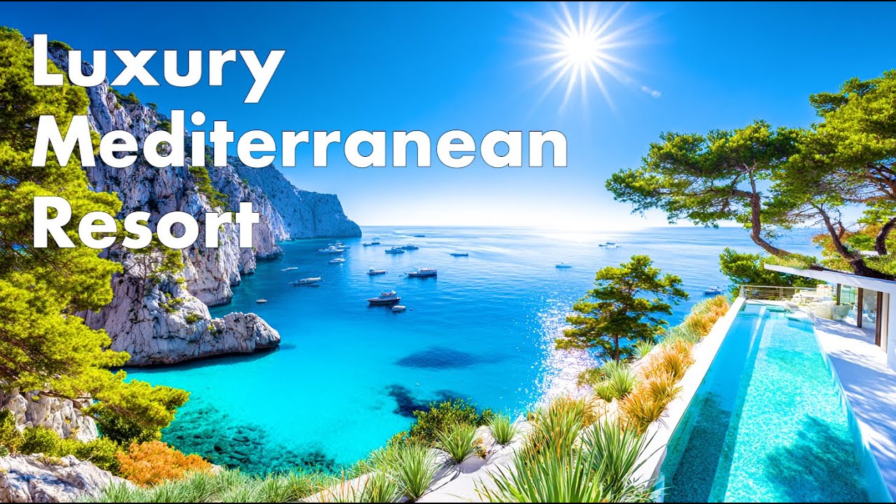 Luxury Mediterranean Resort | Smooth Chillout Vibes by the Turquoise Ocean