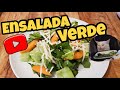 ENSALADA VERDE EXPRESS CON VINAGRETA | COCINA VLOGS