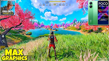 POCO X7 PRO CODM MAX GRAPHICS GAMEPLAY TEST 