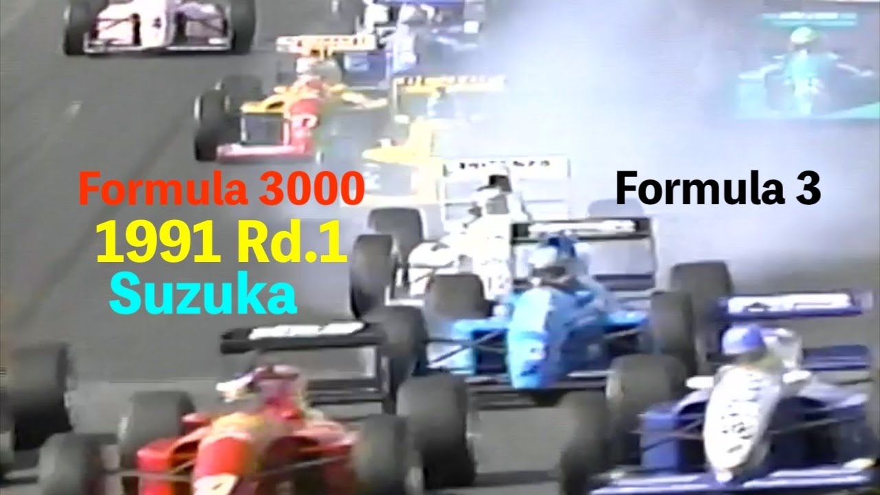 1991 F3000 & F3 Opening Round: Keiichi Tsuchiya, Masahiko Kondo 