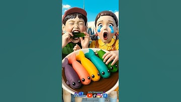 Squid Game AI Colorful Candy ASMR #squidgame #squidgame2 #ai #asmr