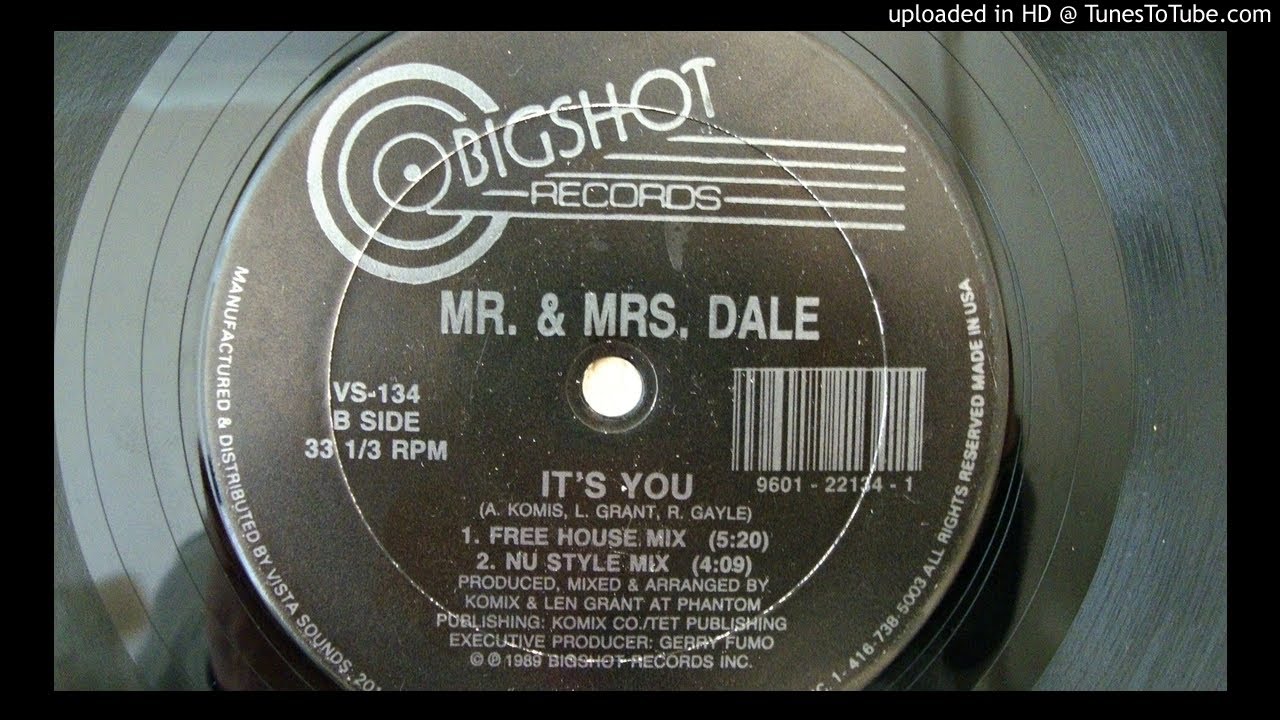 MR. & MRS. DALE - IT'S YOU (FREE HOUSE MIX) 1989
